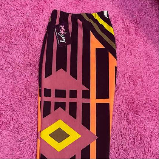 Tetris Print Skirt  / Sample