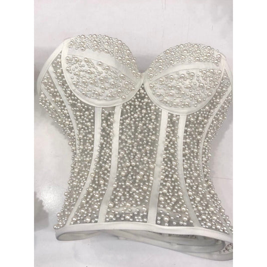 Wholesale Pearl Embellished Corset