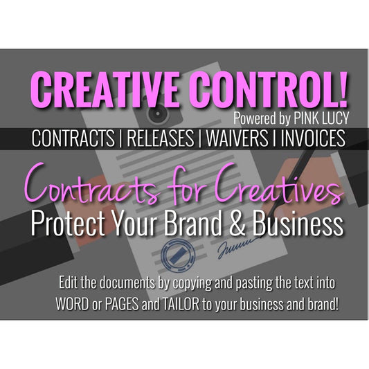 Creative Control- Contracts for Creatives